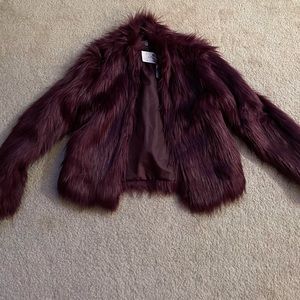 Fashion Nova Faux Fur Coat.